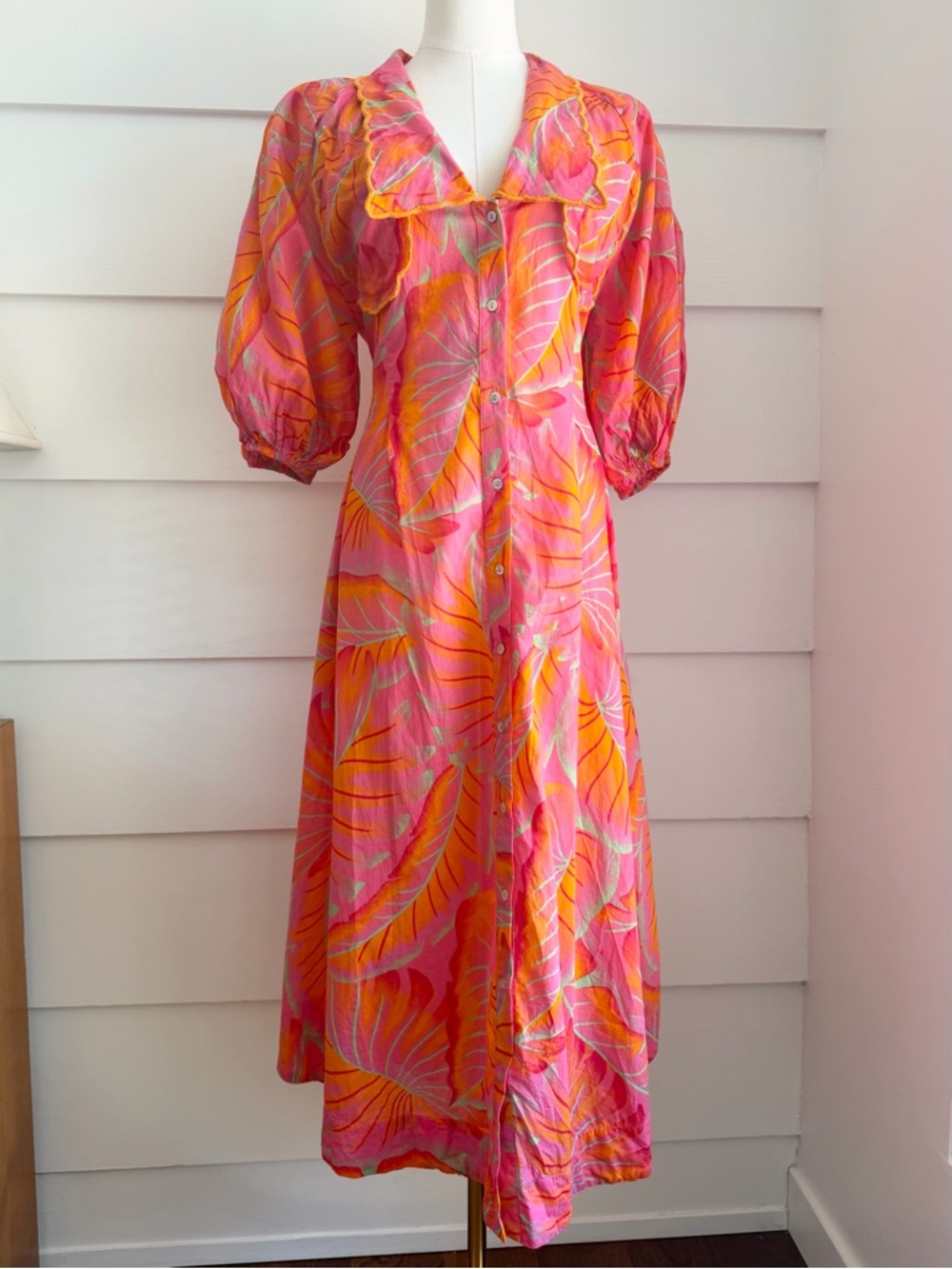 Farm Rio Bright Forest Midi Dress size S - Picture 8 of 16